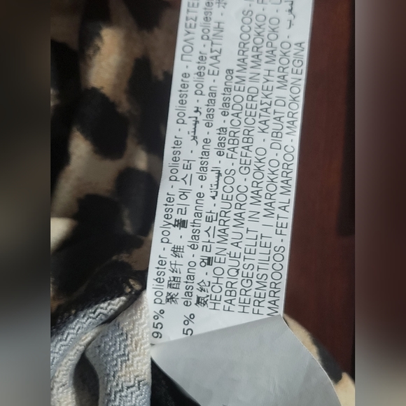 Zara Leopard Print High Waisted Shorts - Picture 3 of 12